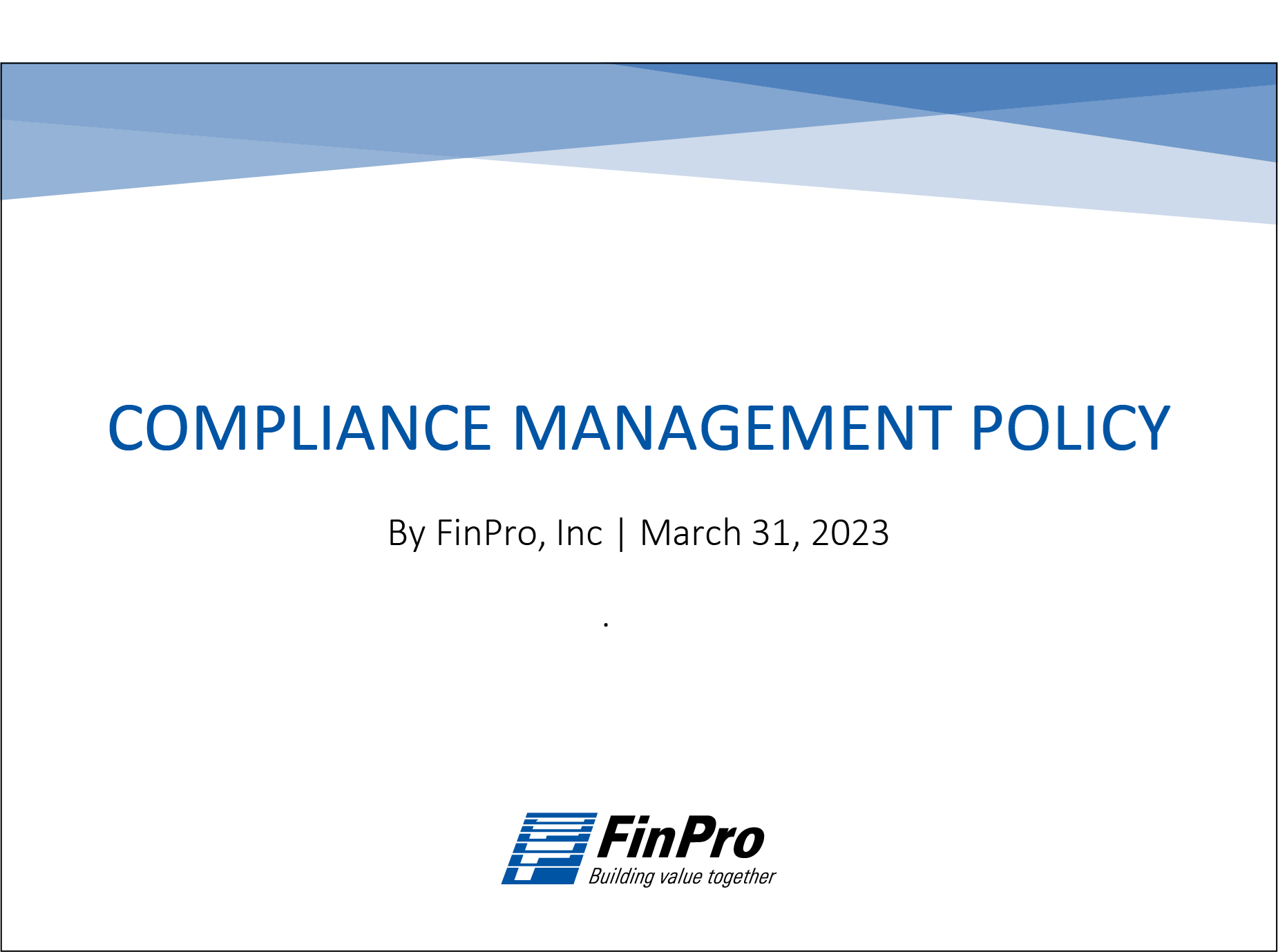 compliance-management-polciy